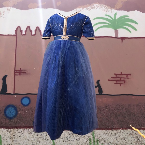 Blue Fadila Caftan